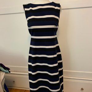 White House Black Market striped dress